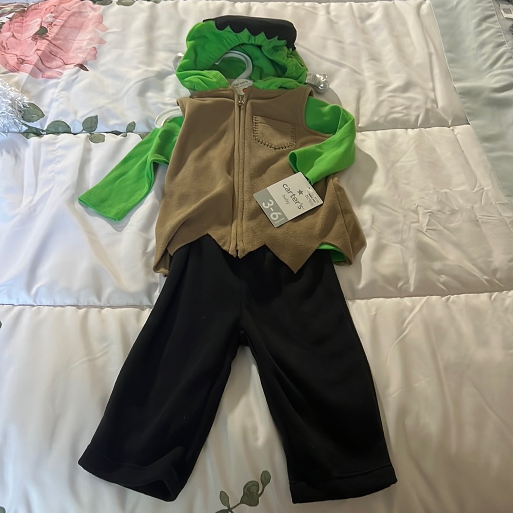 Carters Zombie Halloween costume 3-6 months NWT Frankenstein